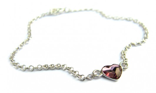 Bransoletka z serduszkiem-kryształ Swarovski Marisella