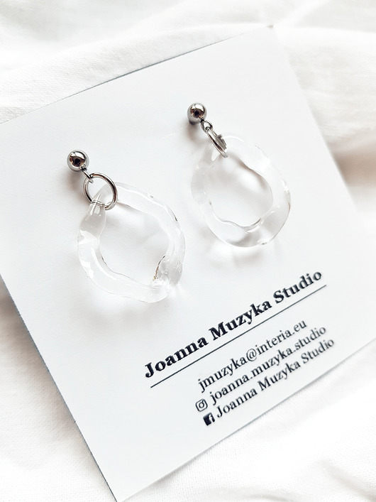 AMORPHIC - kolczyki ze szkła Joanna Muzyka Studio
