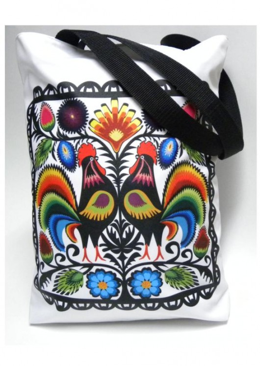 Duża torba z motywem folk Gaul Designs