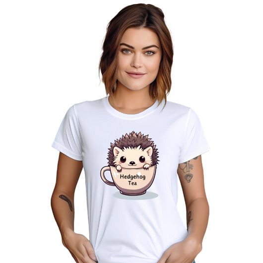 t-shirt damskie Koszulka jeż t-shirt