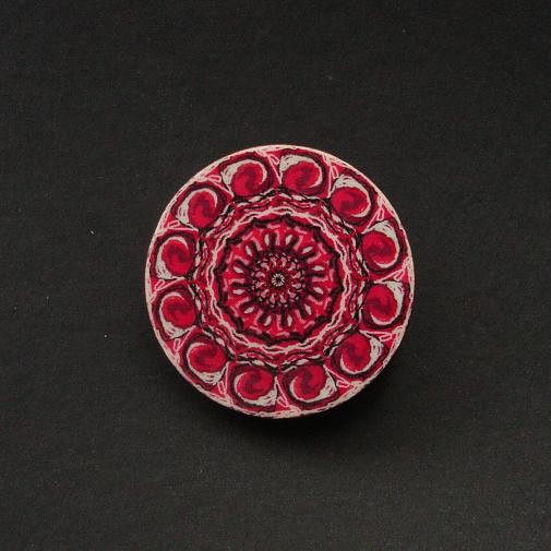 Broszka Mandala Pogody Ducha Iris Szarooka