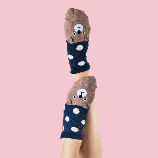 Skarpetki w kropki z Misiem CandySox