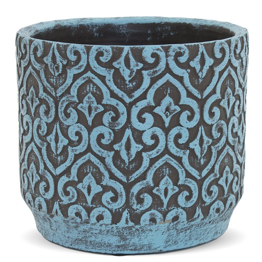 Doniczka oslonka Lazurowe Wybrzeże 13x15cm Home Design