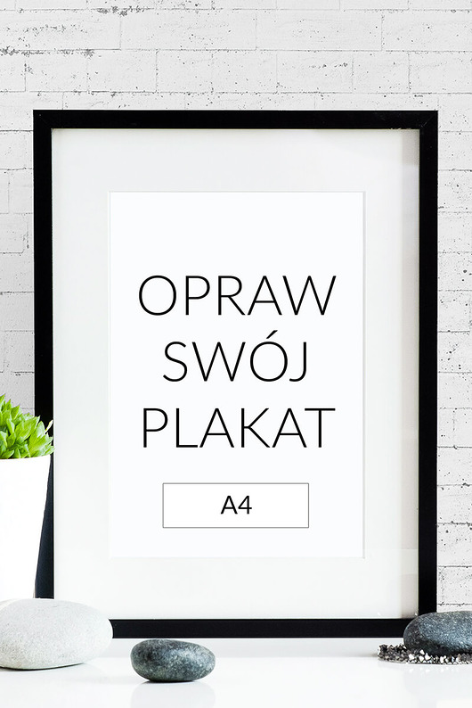Ramka z passepartout dla rozmiaru A4 Follygraph