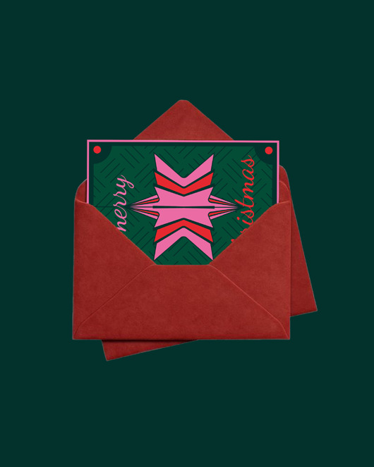 kartki świąteczne Kartka świąteczna Merry Christmas green