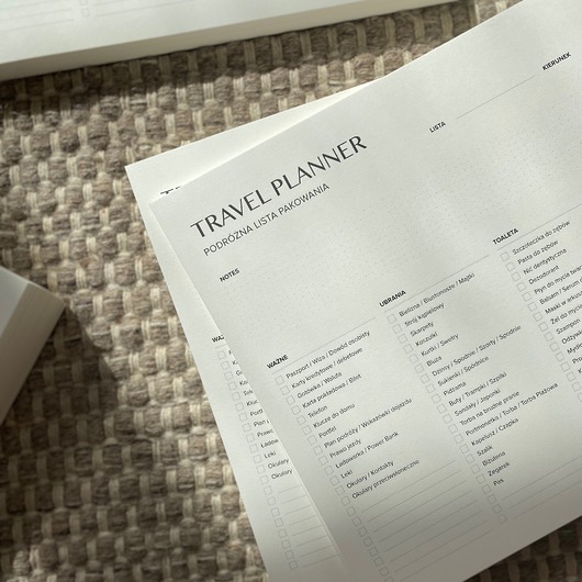kalendarze i plannery Planner wakacyjny - podręczna lista pakowania
