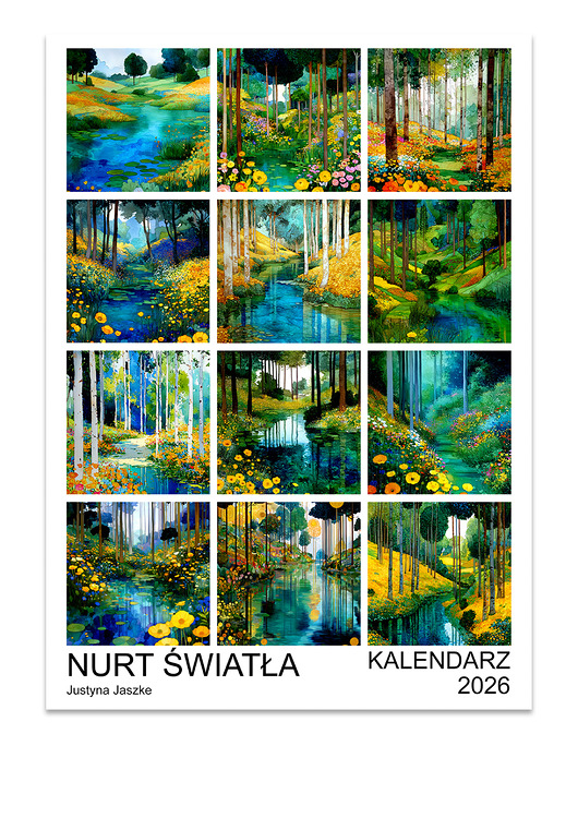 kalendarze i plannery Kalendarz 2026 Nurt Światła 15x21 cm