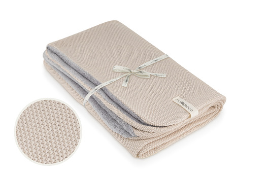 kocyk z kolekcji Rubus Teddy 75x100 BEŻOWY MoloMoco