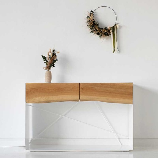 komody ARBOR konsola metalowa z szufladami 120 cm