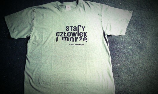 t-shirty męskie „Stary człowiek i morze” – Ernest Hemingway