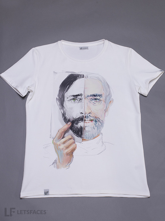 t-shirty męskie T-shirt DWIE TWARZE