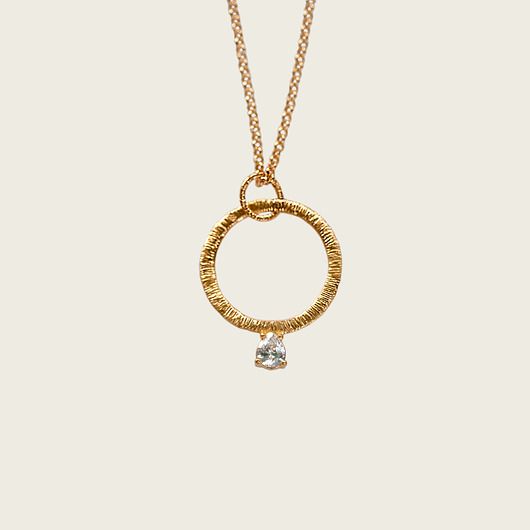 Złoty wisior- Gloria KOS jewellery