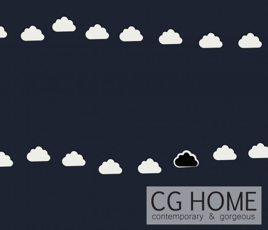 tapeta samoprzylepna CLOUDY NAVY peel & stick Cghome