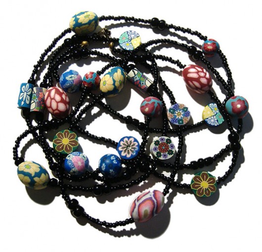 fimo - kwiatowy Love Life and Forest