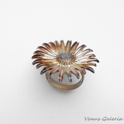 Aster - pierścionek srebrny VENUS GALERIA