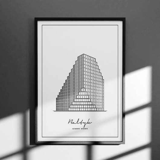 plakaty Plakat Architektura - Poznań -  Bałtyk