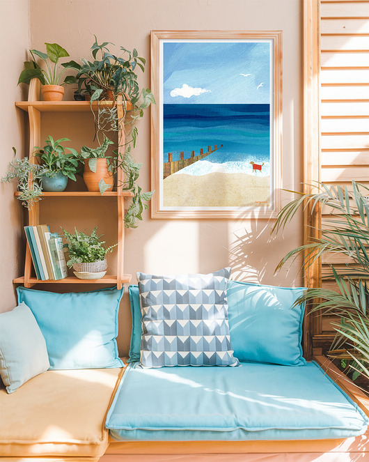 plakaty W morskich falach - plakat 50x70 cm