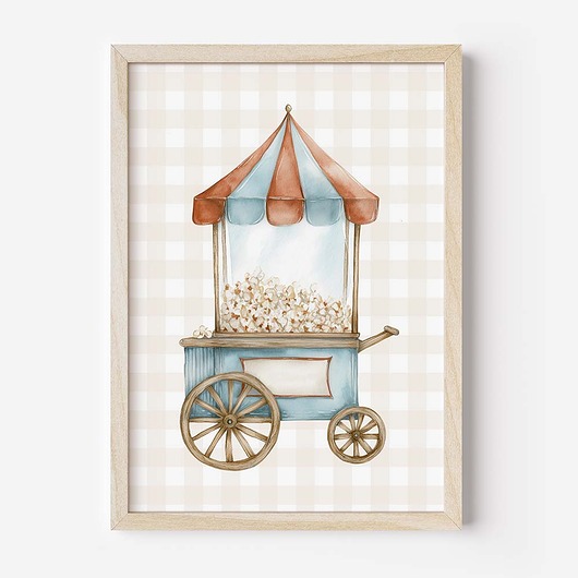 obrazy i plakaty do pokoju dziecięcego Plakat Na Ścianę Dla Dzieci Bajkowy Cyrk nr. 24