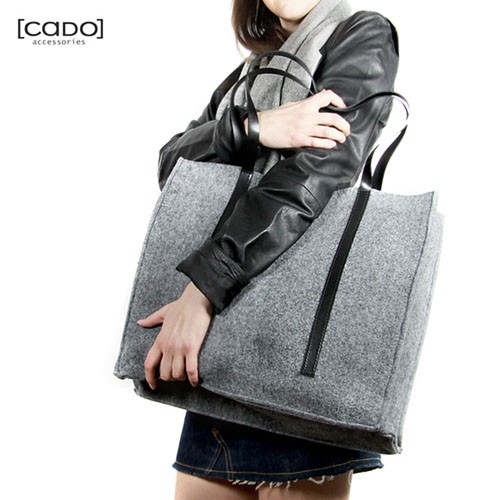 Filcowa Torebka Handmade Nap Black CADOaccessories