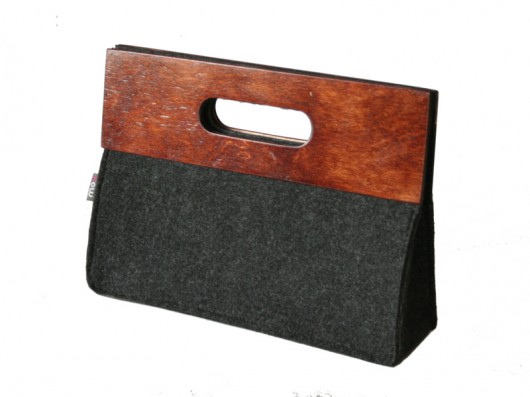 Torba z flcu Big Gray+pasek moo studio