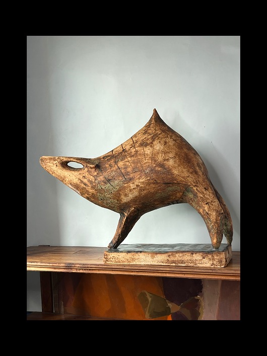 figurki i rzeźby Rzeźba ceramiczna - Spiczas