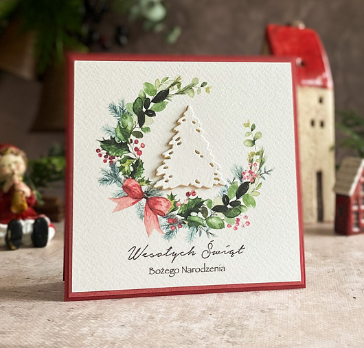 kartki świąteczne Personalizowana kartka na Boże Narodzenie, BN 20D