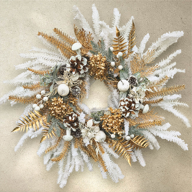 wianki bożonarodzeniowe Wianek świąteczny