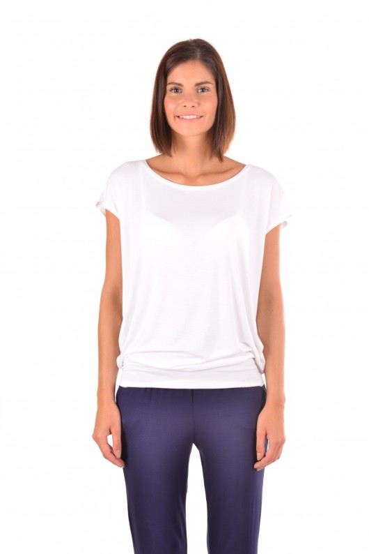 Biały T-shirt Basic Press Insist