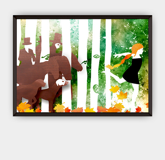 Pościg za jesienią... ilustracja Parallel World