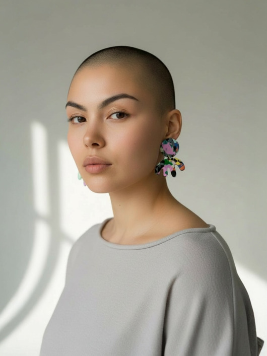 kolczyki z masy plastycznej Kolczyki Pierrot