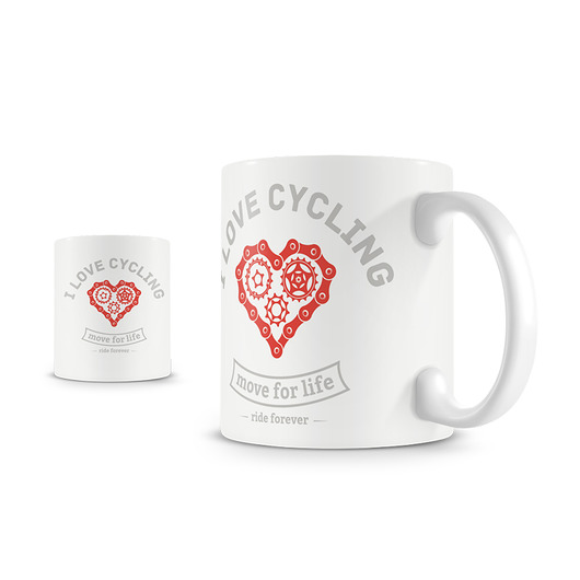 kubki Kubek. I love cycling