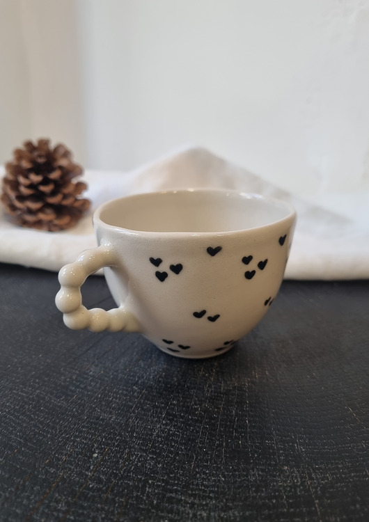 kubki Filiżanka ceramiczna SERDUSZKA