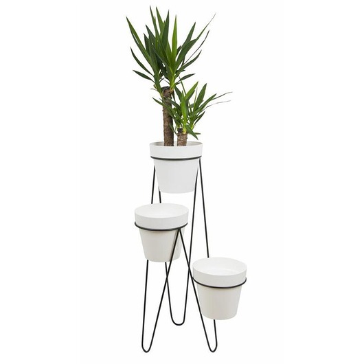 Kwietnik Stojak na Kwiaty Black 95 cm MIA home