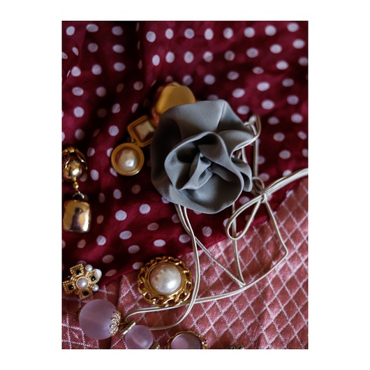 chokery Choker z jedwabiu