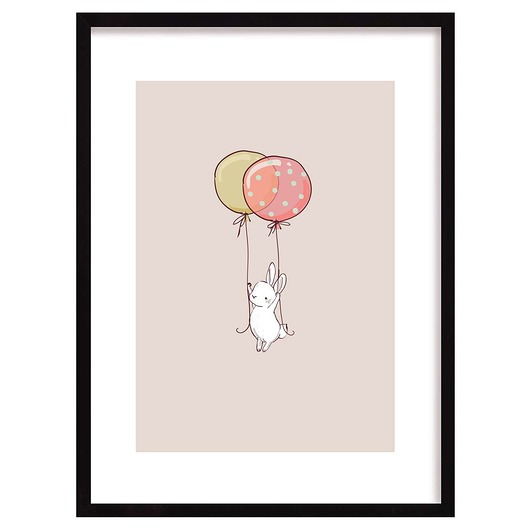 obrazy i plakaty do pokoju dziecięcego Obrazek Bubble Dreams Rabbit I