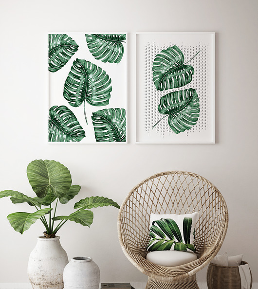 Plakaty Monstera - Zestaw HOG STUDIO
