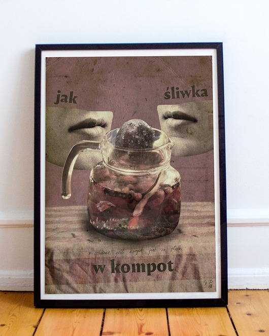 plakaty Plakat Jak śliwka w kompot