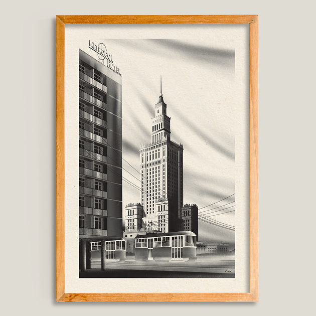 plakaty Plakat Pałac kultury