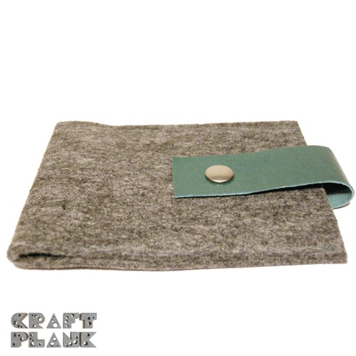 Filcowo - skórzane etui na telefon craft plank