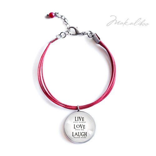Live Love Lough - friendship bracelet Makaliboo