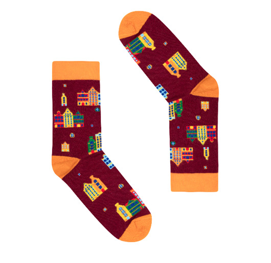 Skarpetki Holandia Kamieniczki 36-41 FAVES. Socks&Friends