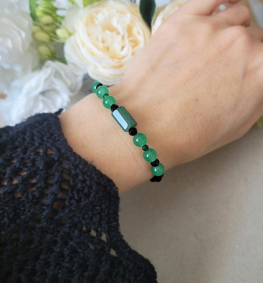 bransoletki z kamieni naturalnych RAK- zodiakalna z Awenturynem