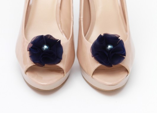 Queen of Pearls - Dark Blue - klipsy do butów HowDoILook