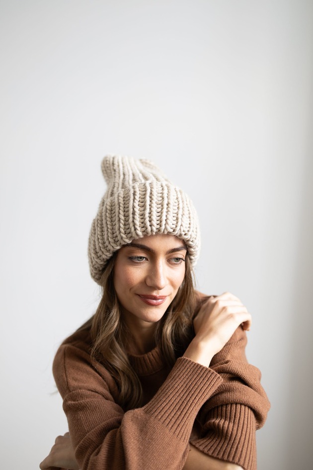 czapki damskie Czapka Peruvian 2.0 jasny beż