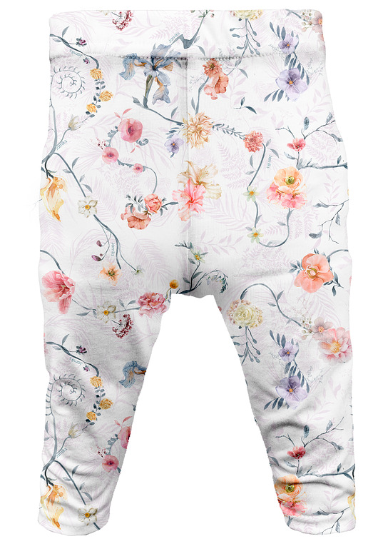 legginsy i getry dla dziewczynki Legginsy niemowlęce HEGE organic garden