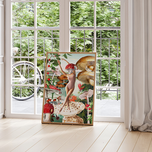 grafiki i ilustracje Plakat - Leśne szepty