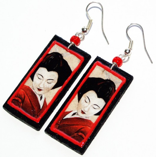 Geisha abstrakcja