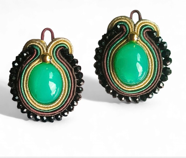 kolczyki soutache Olivia
