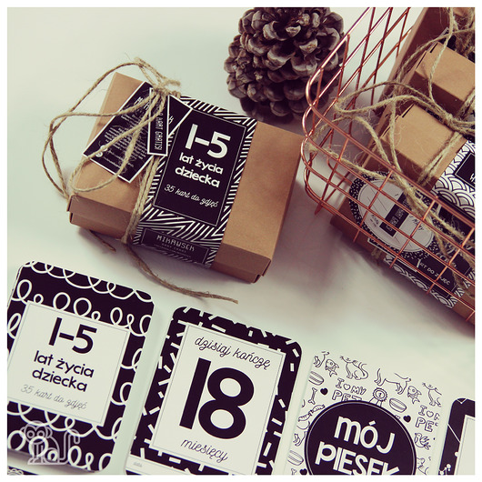 KARTY DO ZDJĘĆ | 1-5 lat życia Dziecka Mikrusek Baby Cards