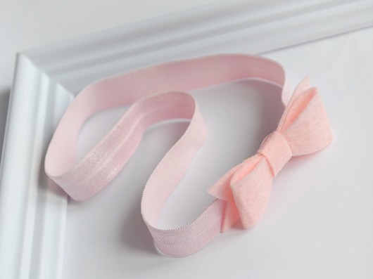 OPASKA dla dziewczynki kokardka cała różowa FairyBows
